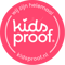 Kidsproof Online Keurmerk Voor Op Gekleurde Achtergrond